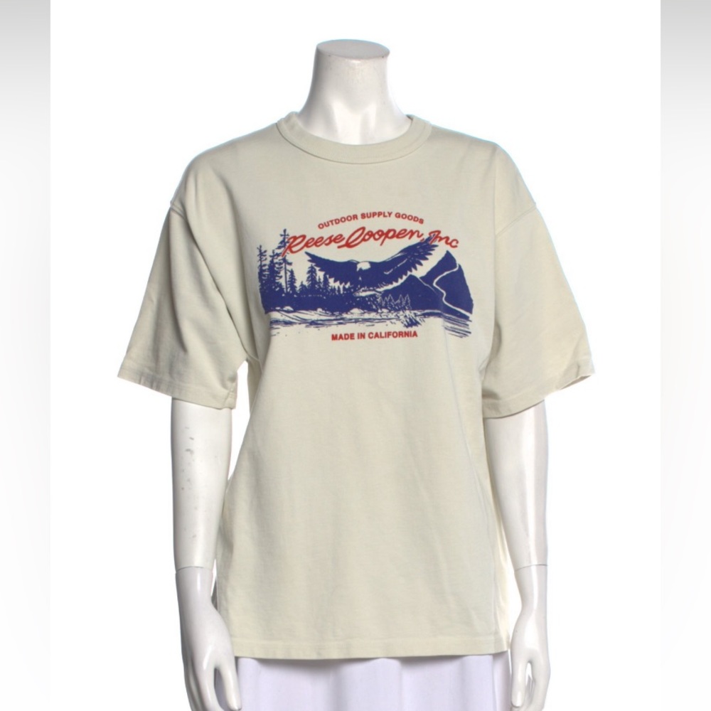 Reese Cooper Graphic Tee - mens small EUC